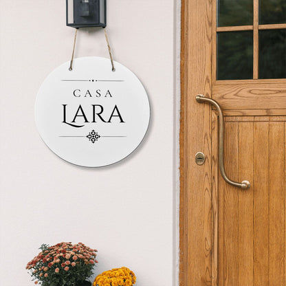 Casa Lara Wooden Door Sign