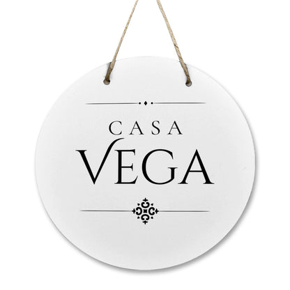 Casa Vega Wooden Door Sign
