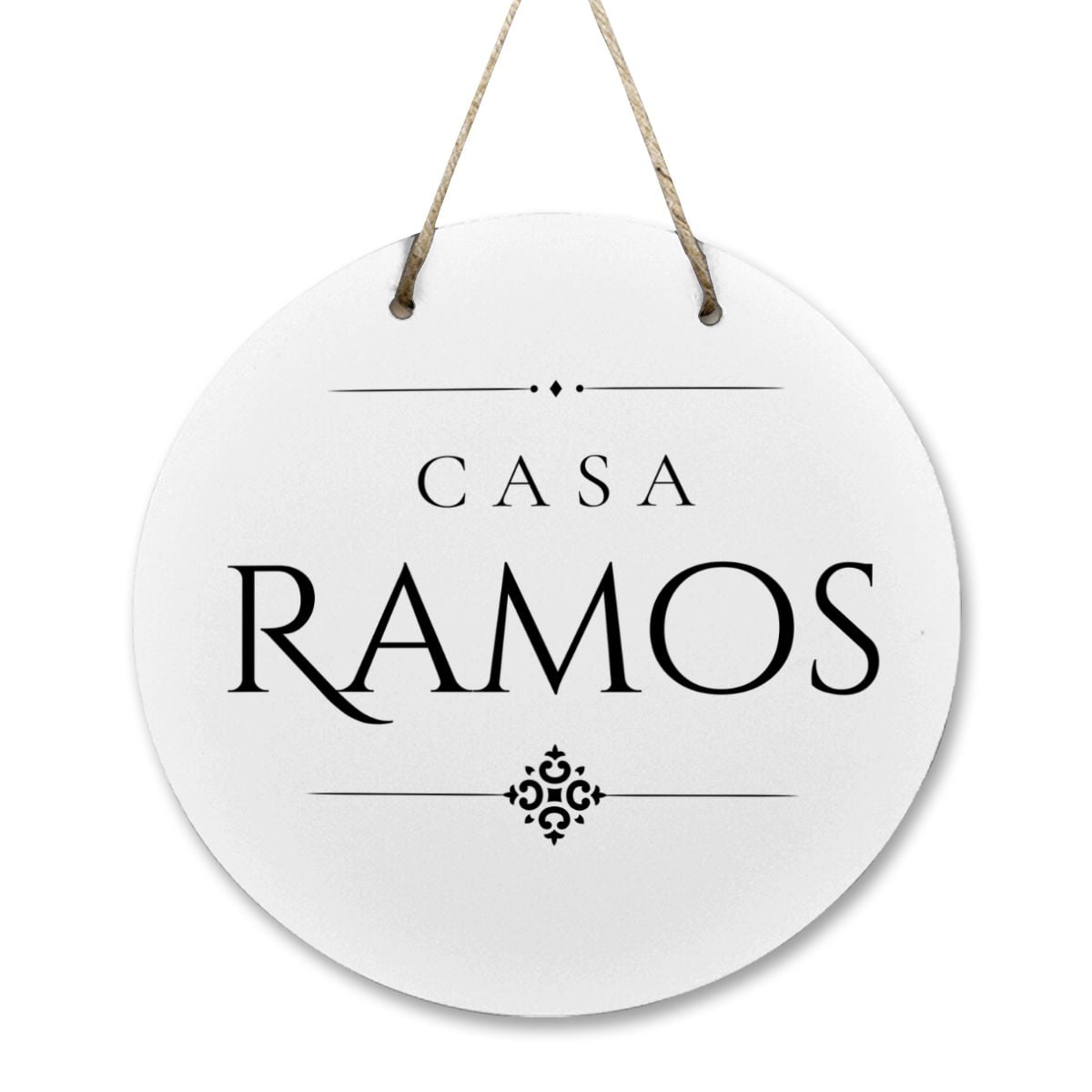 Casa Ramos Wooden Door Sign