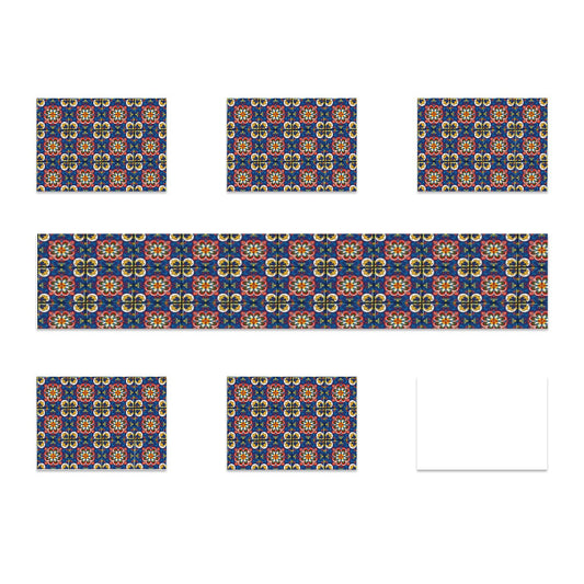 Andalusia Nights Table Runner Placemat Set 7 Pieces