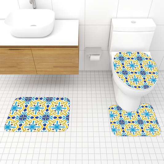 Portofino Petal Bathroom Rugs Set 3 pcs