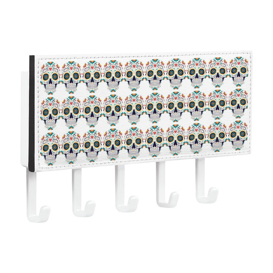 Heritage Sugar Skull Key Holder Wall Mount