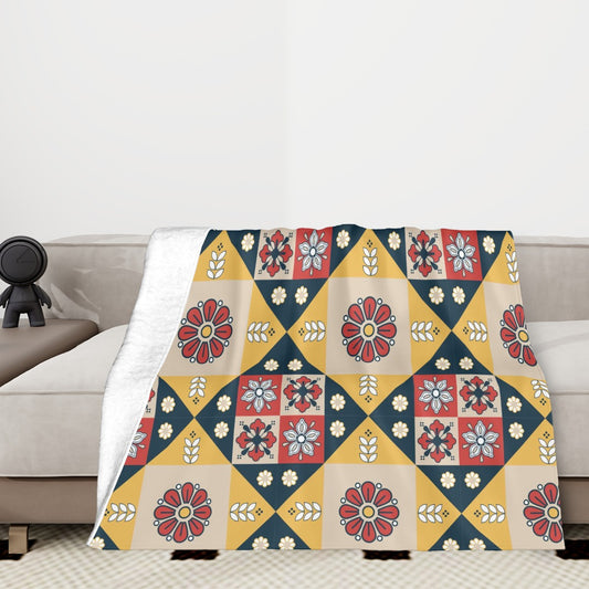 Scandi Diamond Sofa Blanket