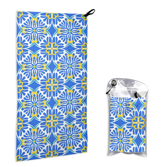 Santorini Breeze Vertical Microfiber Towel