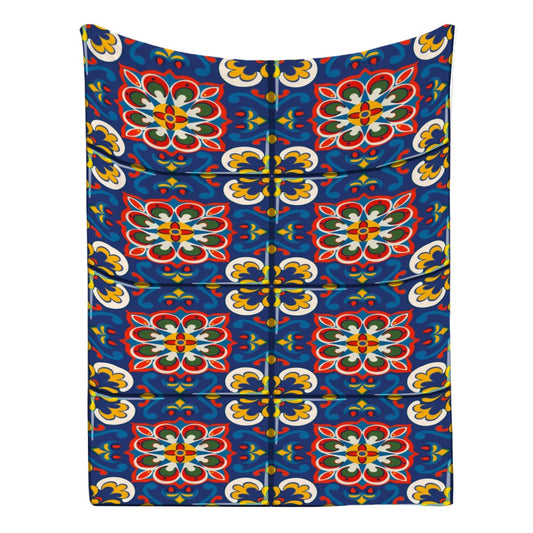 Andalusia Nights GSM Flannel Throw Blanket