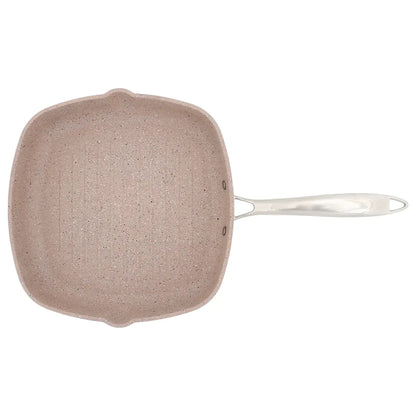 Pastel Non Stick Square Grill Pan Large