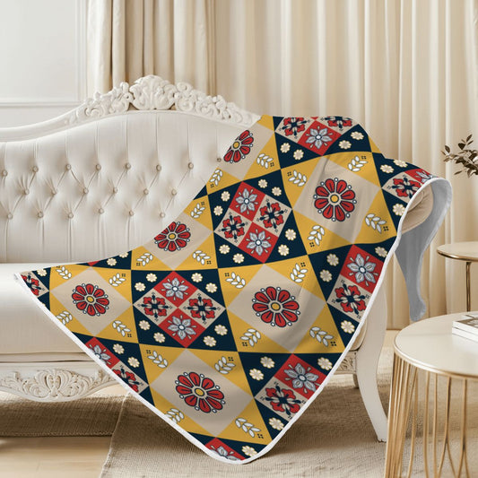 Scandi Diamond Cooling Silk-Feel Blanket