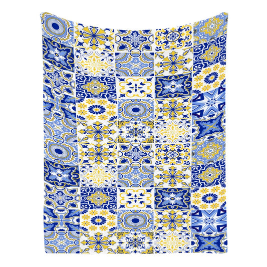Sevilla Kaleidoscope GSM Flannel Throw Blanket