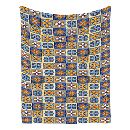 Venetian Star GSM Flannel Throw Blanket