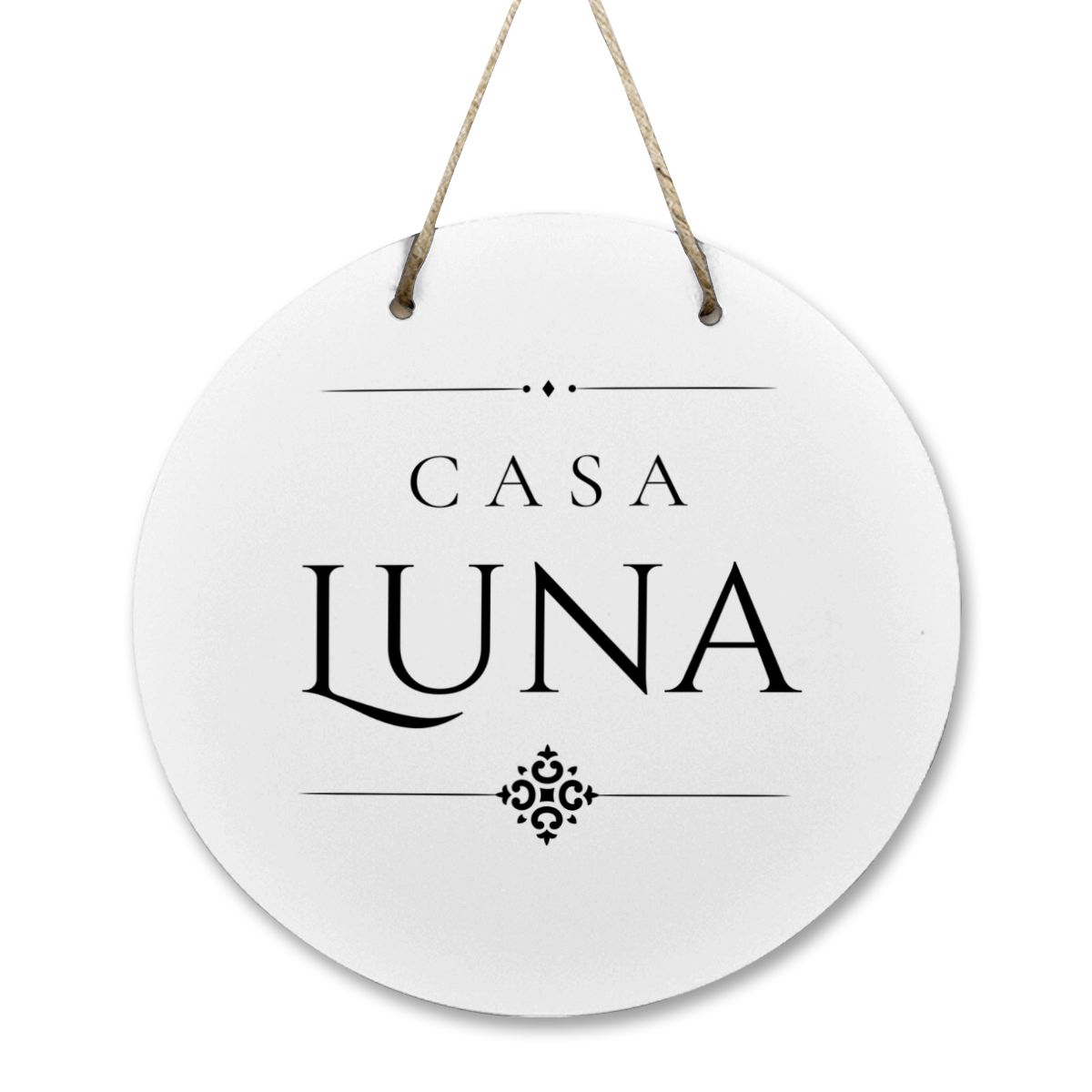 Casa Luna Wooden Door Sign