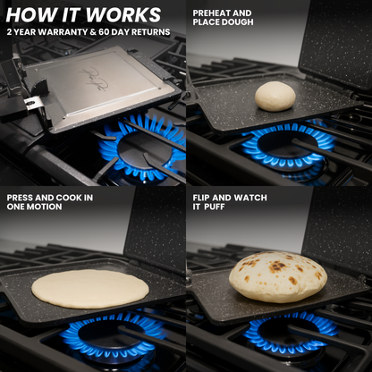 Presa Pan - Stove Top Tortilla Maker