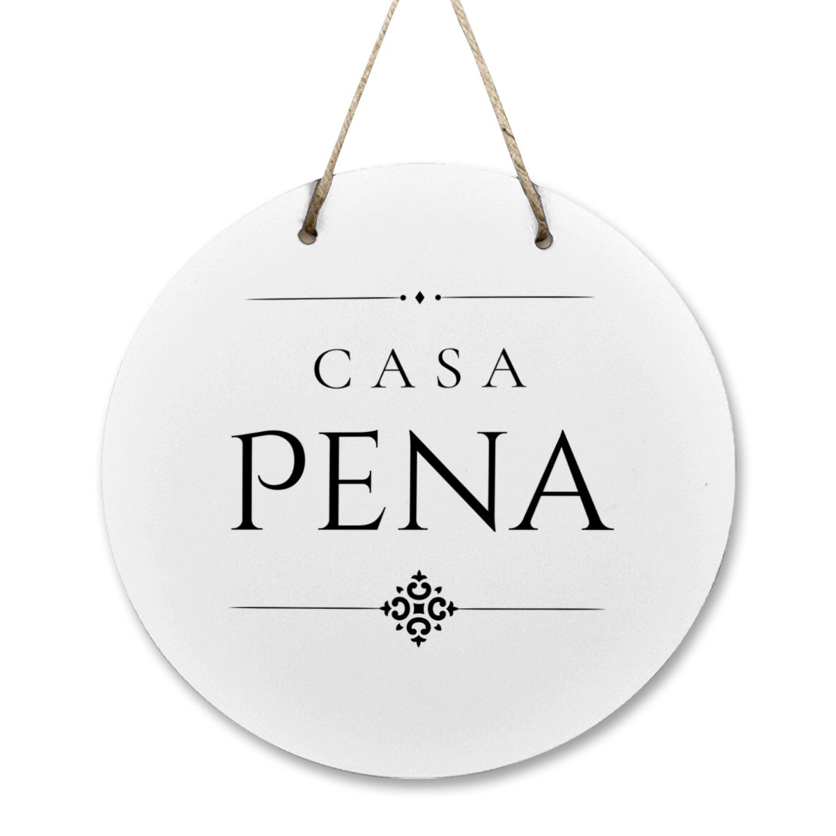 Casa Pena Wooden Door Sign