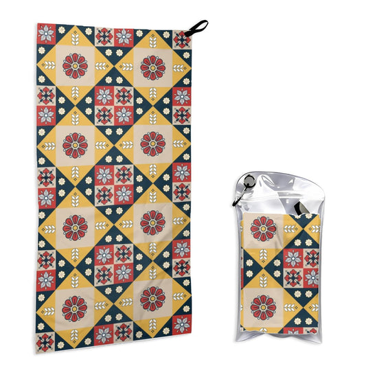 Scandi Diamond Vertical Microfiber Towel