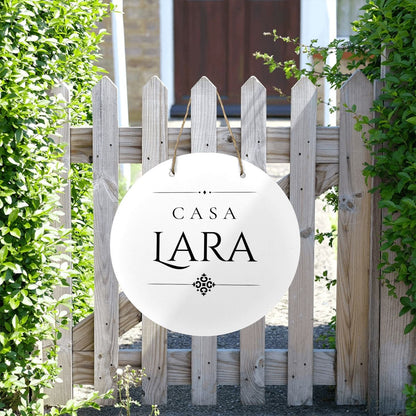 Casa Lara Wooden Door Sign