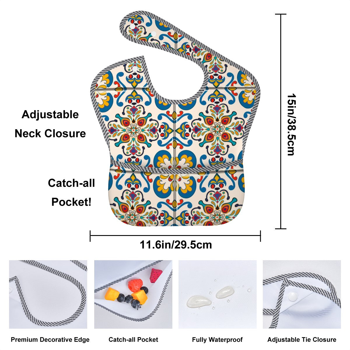 Presa Baby Bib Blanco
