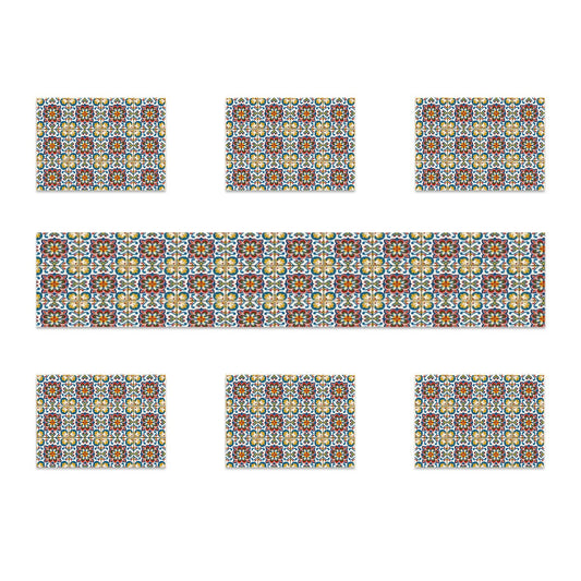 Fiesta Heritage Table Runner Placemat Set 7 Pieces