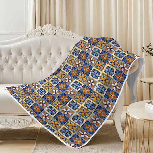 Venetian Star Cooling Silk-Feel Blanket