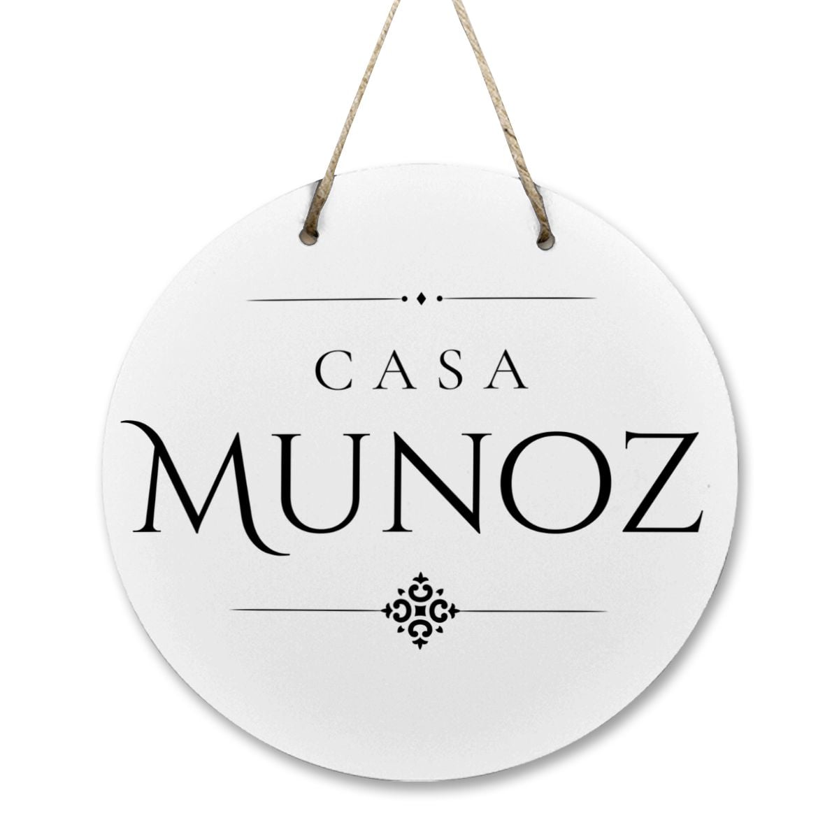 Casa Munoz Wooden Door Sign