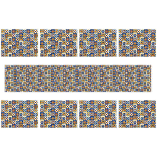 Venetian Star Table Runner Placemat Set 9 Pieces