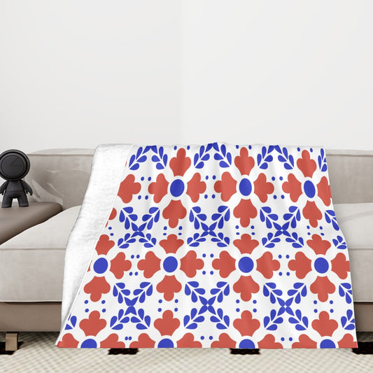 Iberian Bloom Sofa Blanket