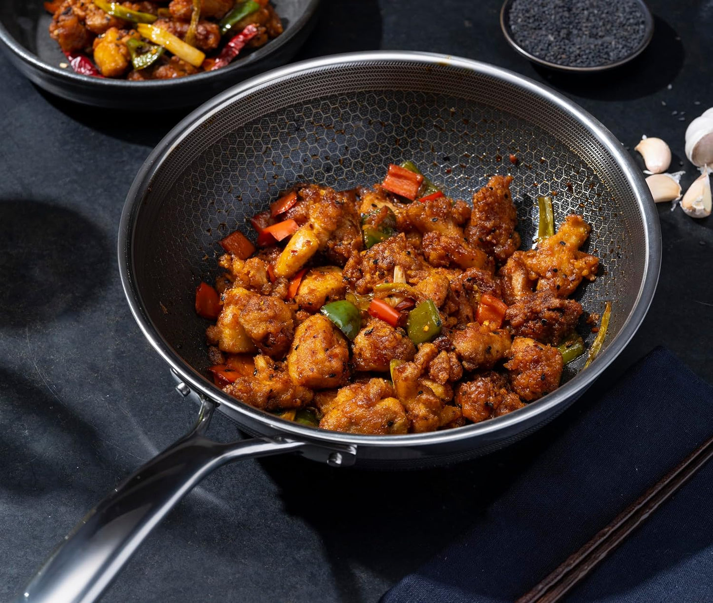 Non-Stick Hex Pan Wok 12.5 inch