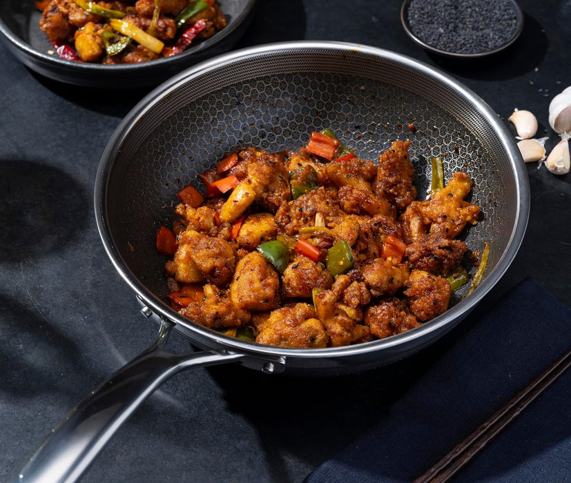 Non-Stick Hex Pan Wok 12.5 inch