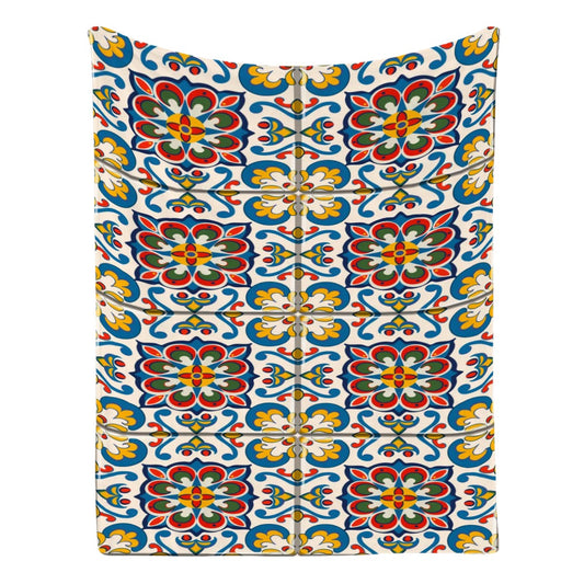 Fiesta Heritage GSM Flannel Throw Blanket