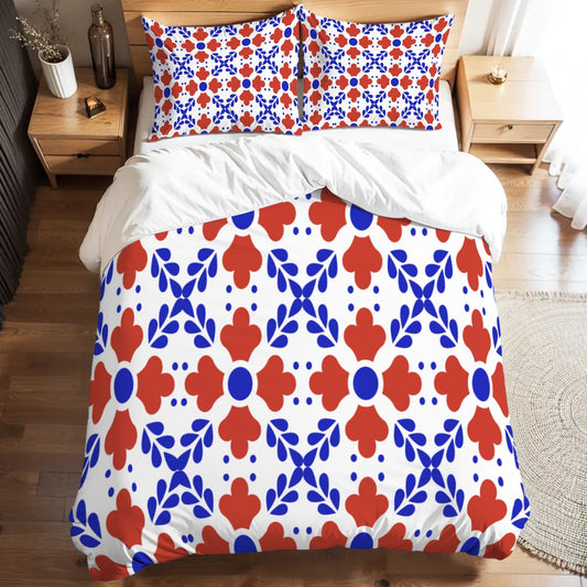 Iberian Bloom Full Duvet Cover Set