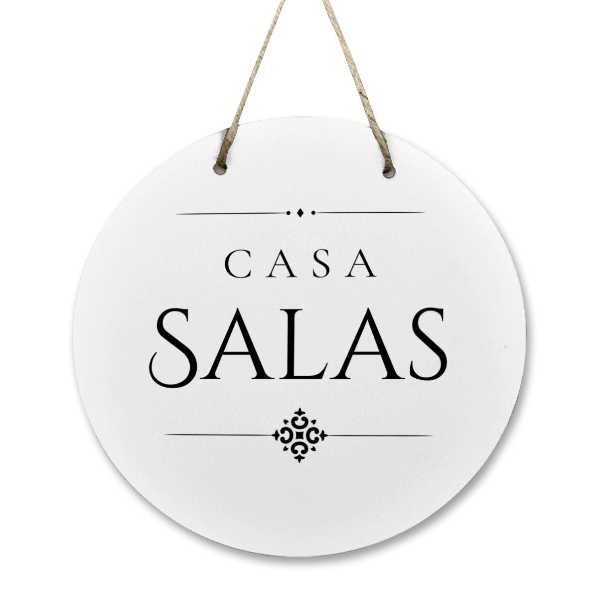 Casa Salas Wooden Door Sign