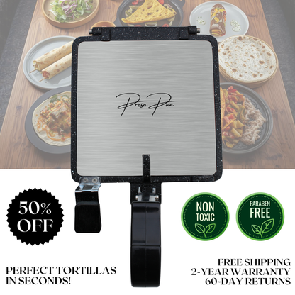 Presa Pan | 2-in-1 Tortilla Press and Comal