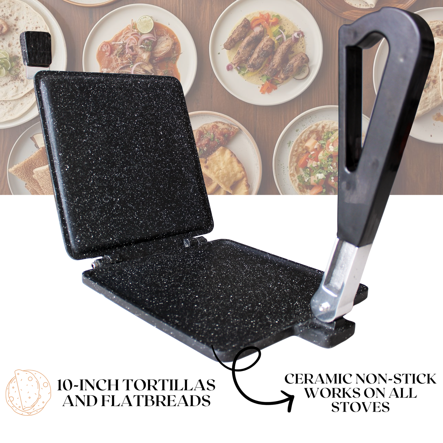 Presa Pan | 2-in-1 Tortilla Press and Comal