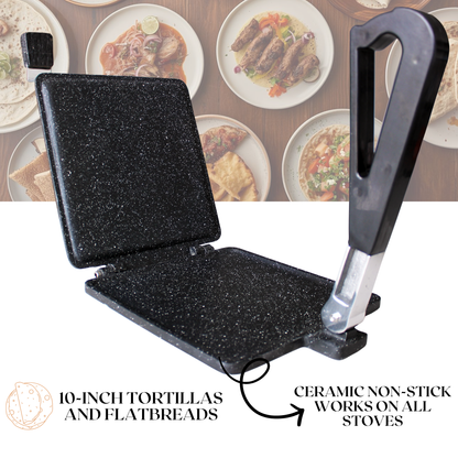 Presa Pan | 2-in-1 Tortilla Press and Comal