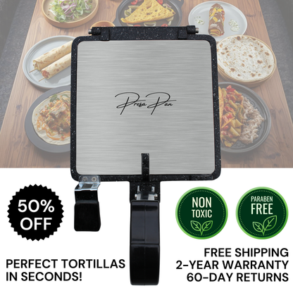 Presa Pan | 10 Inch Non-Stick Tortilla Press and Pan