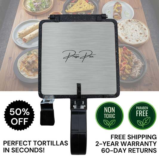 Presa Pan | 10 Inch Non-Stick Tortilla Press and Pan