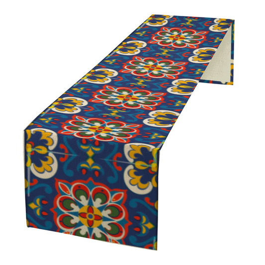 Andalusia Nights Linen Table Runner