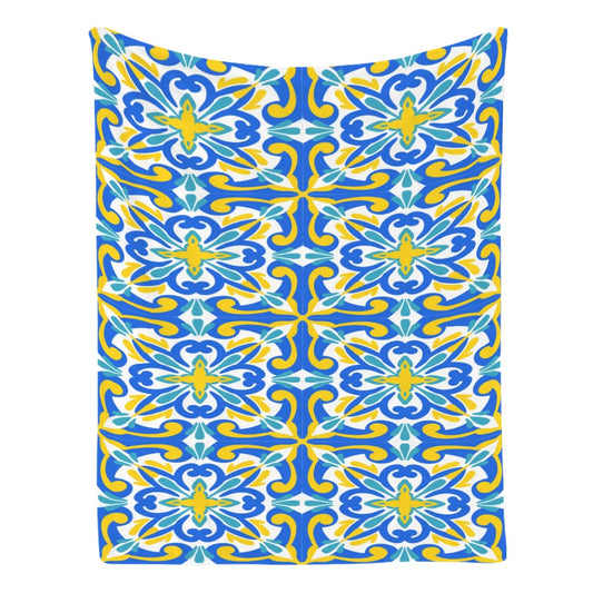 Medina Sunburst GSM Flannel Throw Blanket