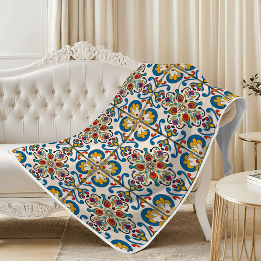 Marrakesh Medallion Cooling Silk-Feel Blanket