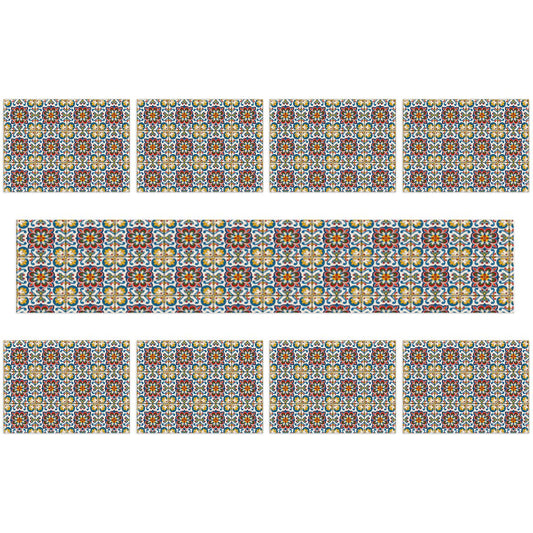 Fiesta Heritage Table Runner Placemat Set 9 Pieces