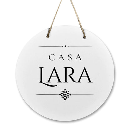 Casa Lara Wooden Door Sign