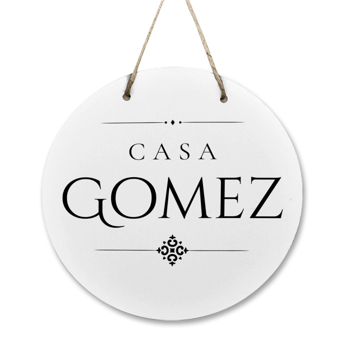 Casa Gomez Wooden Door Sign