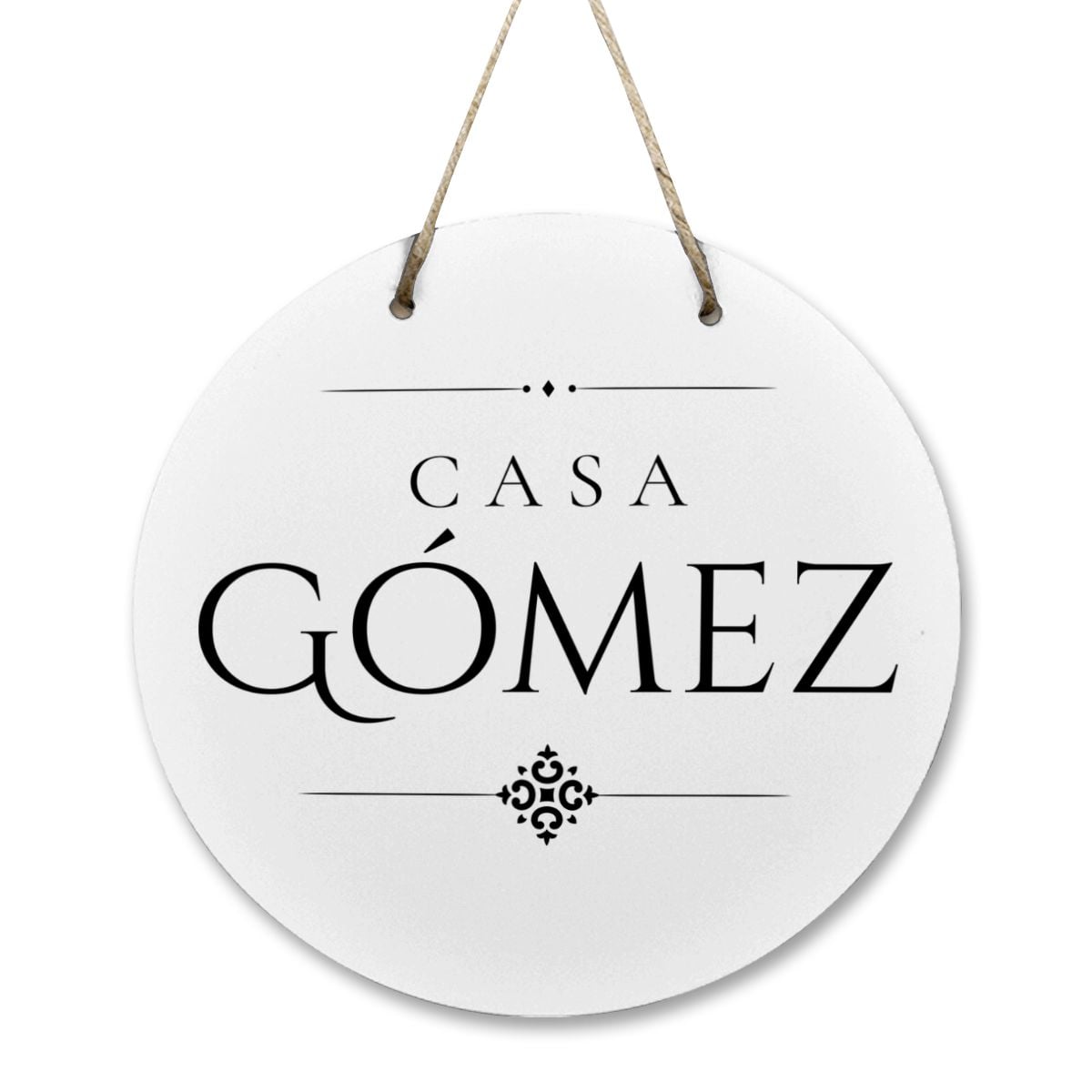 Casa Gómez Wooden Door Sign