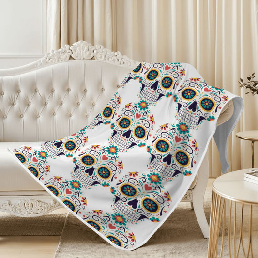 Heritage Sugar Skull Cooling Silk-Feel Blanket