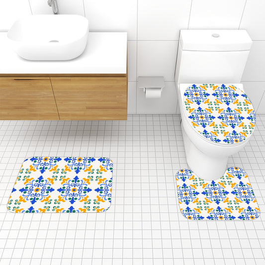Tuscan Harvest Bathroom Rugs Set 3 pcs